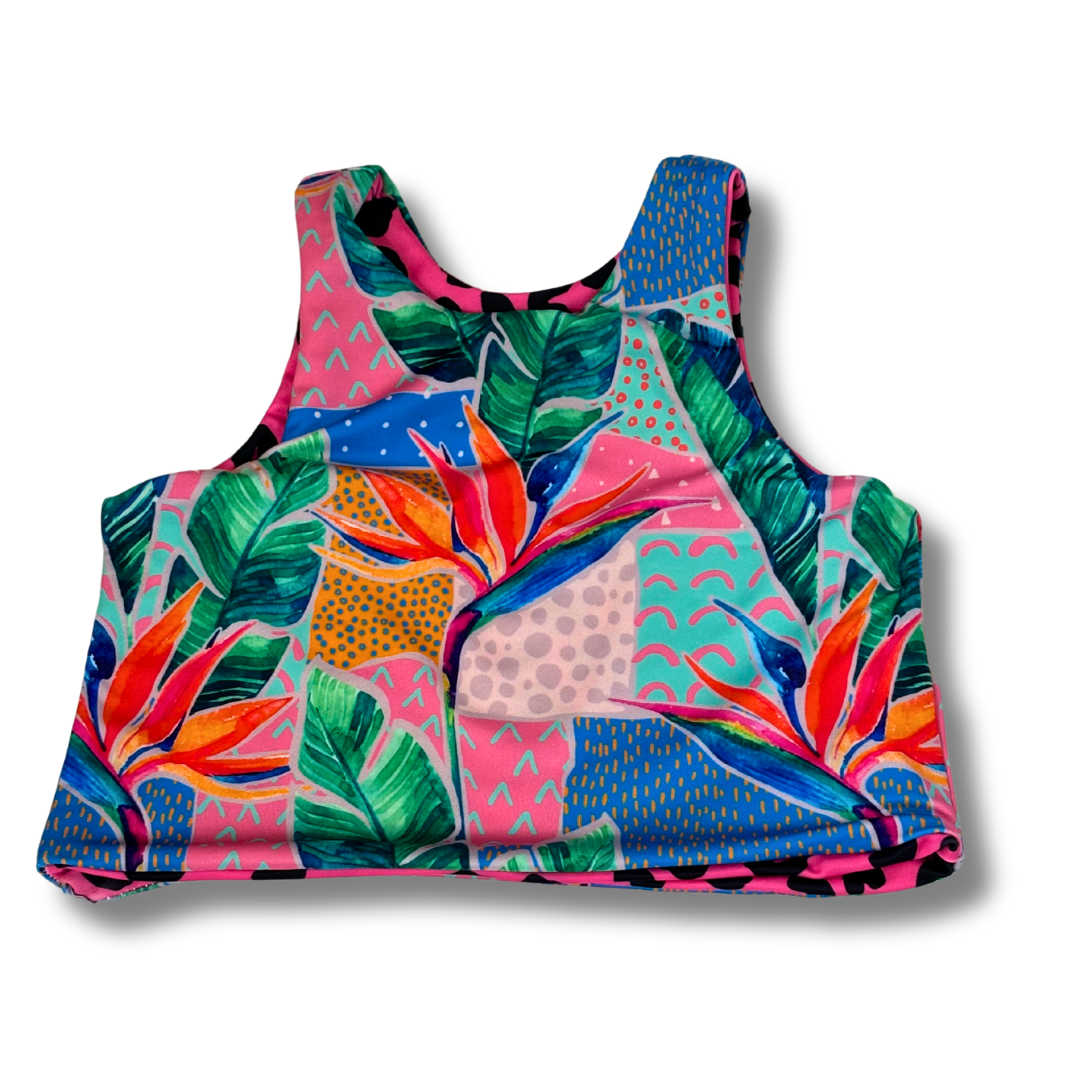 Lil Waterfront Reverse Crop / Peplum {colour options available}