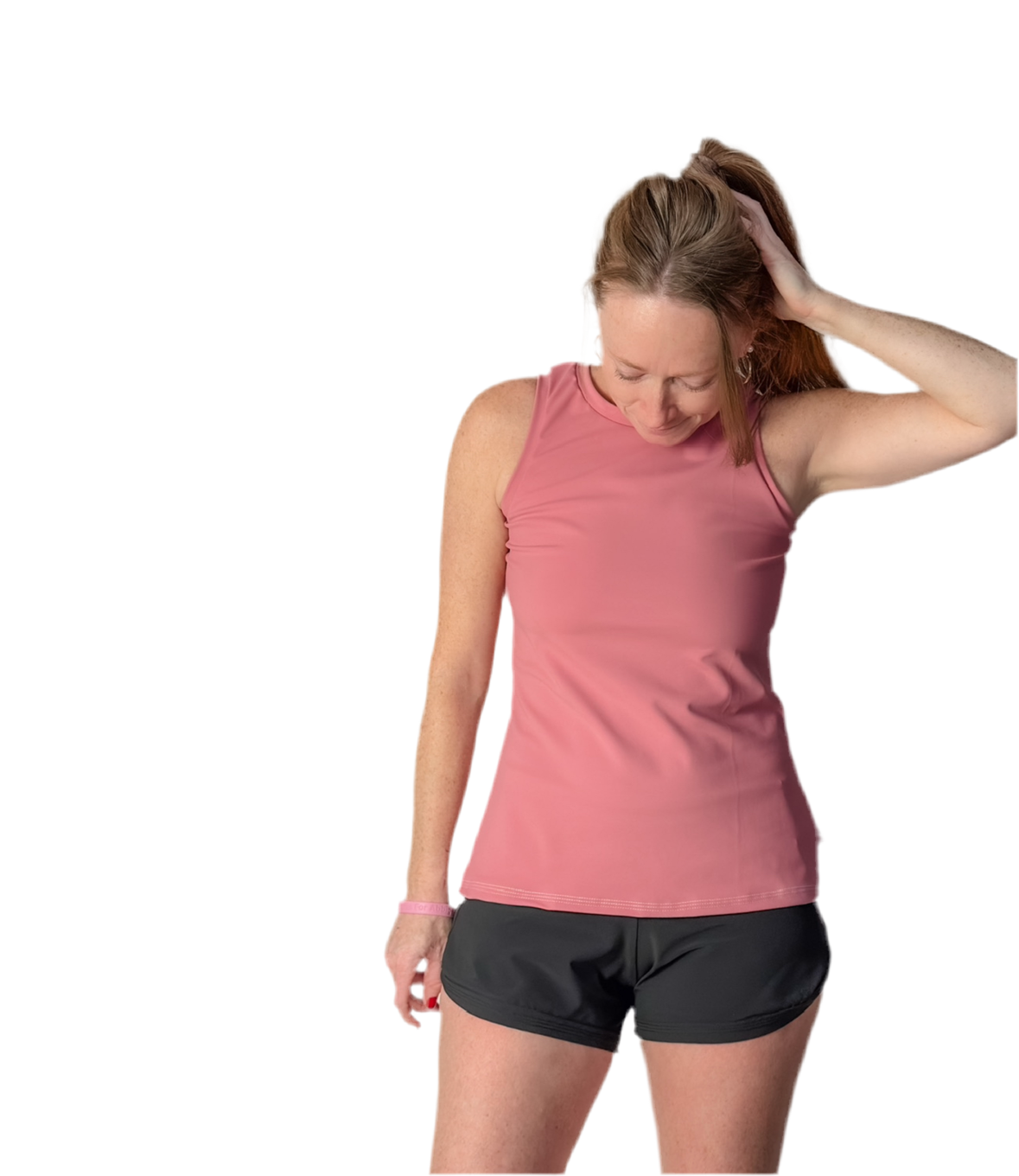 work out or adventure tank top long length