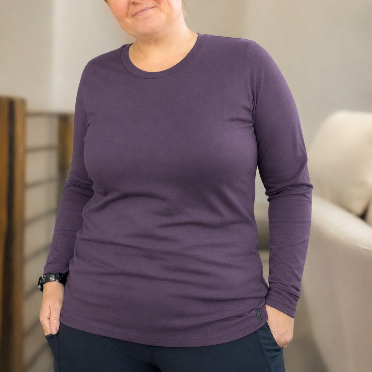 Relax Essential LONG SLEEVE Tee - Everyday Options