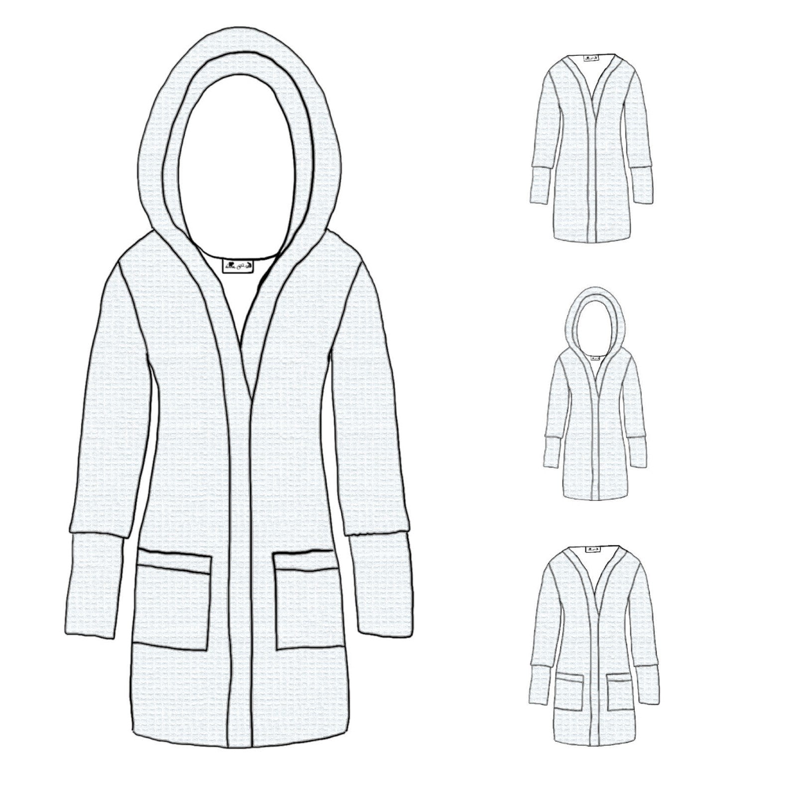 PRE ORDER Ladies' Grandpa Cardi { style options available }