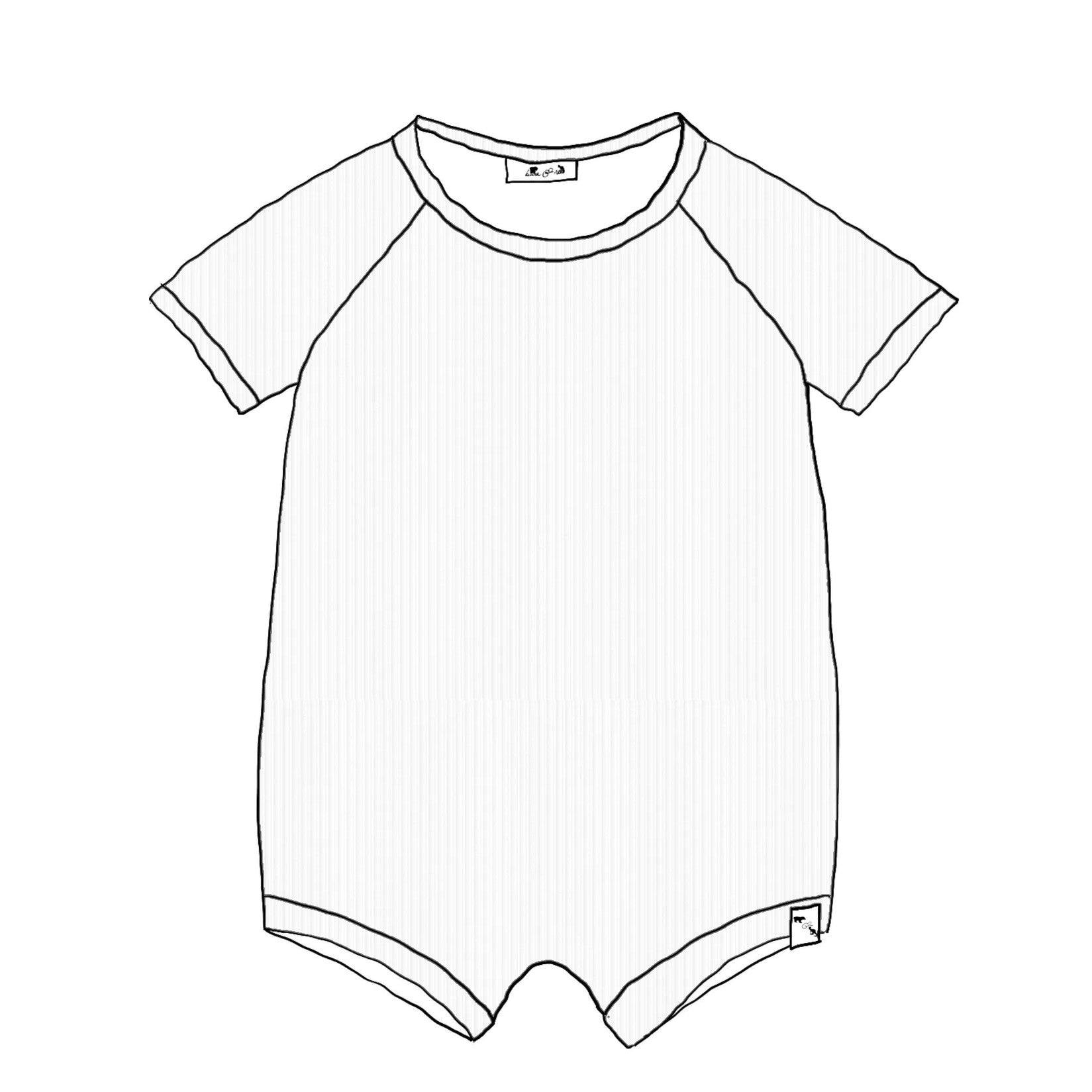 Lil Raglan Romper -{sale}