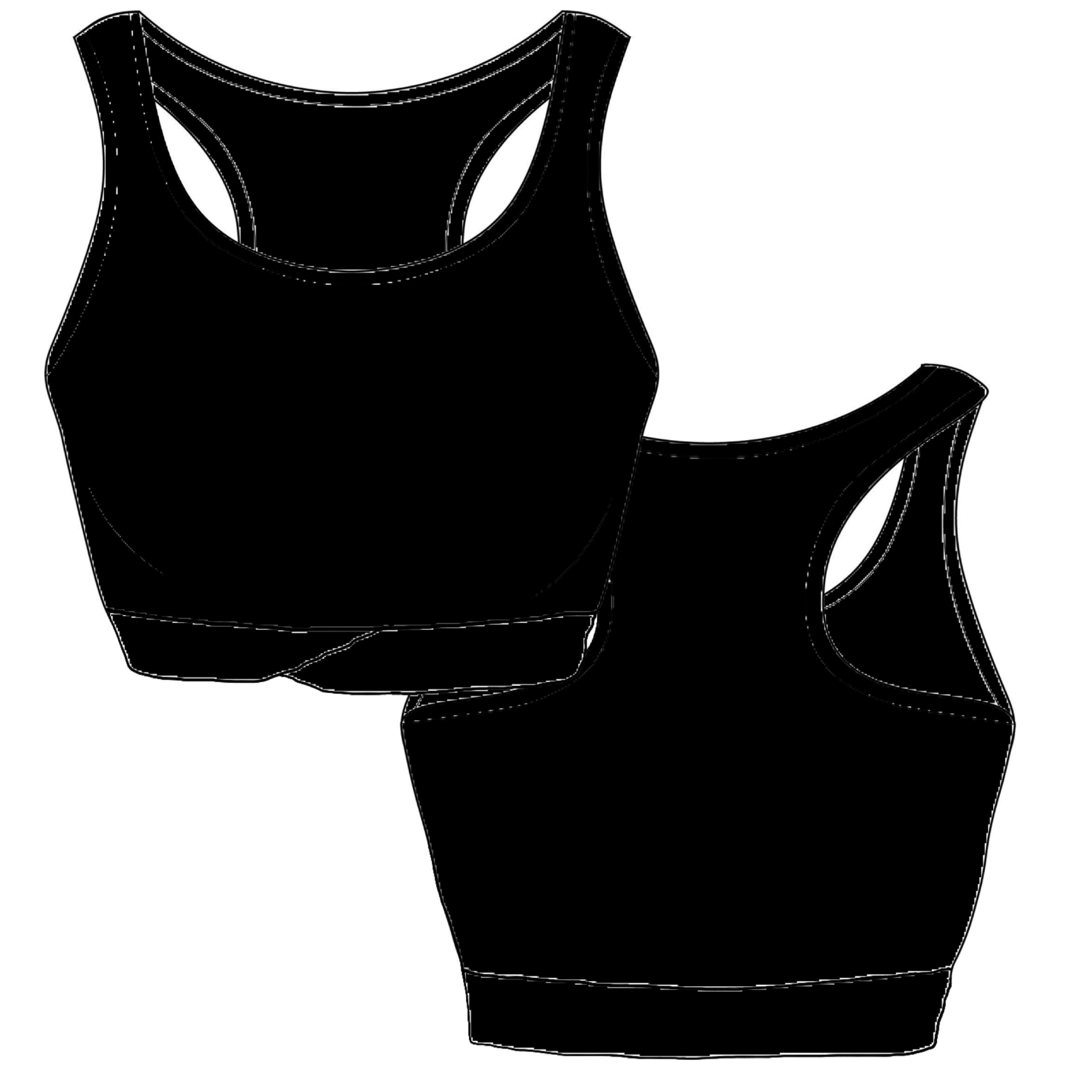 Ladies' Swim Trail Crop {colour options available}