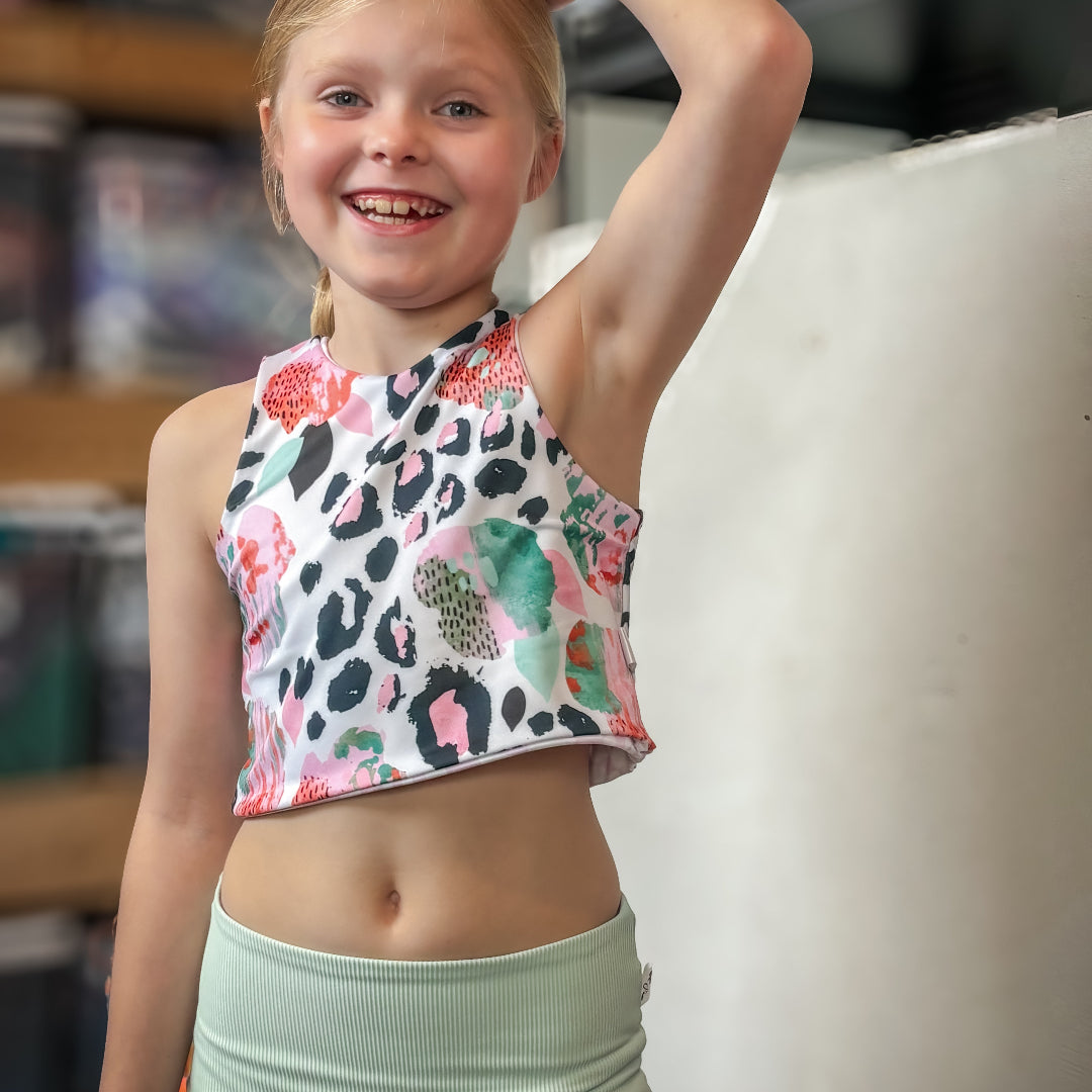 Lil Waterfront Reverse Crop / Peplum {colour options available}