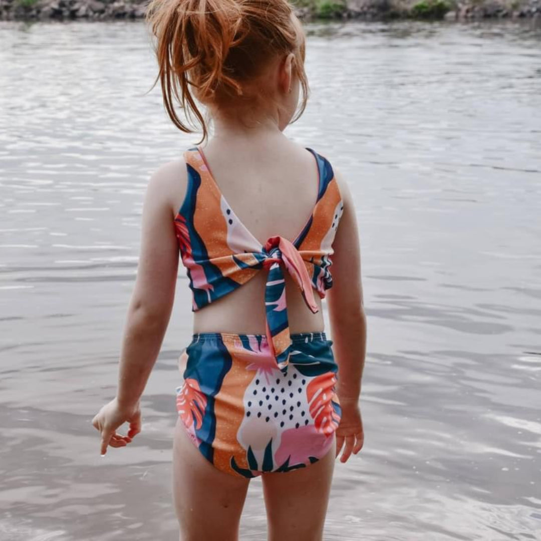 Lil Waterfront Reverse Crop / Peplum {colour options available}