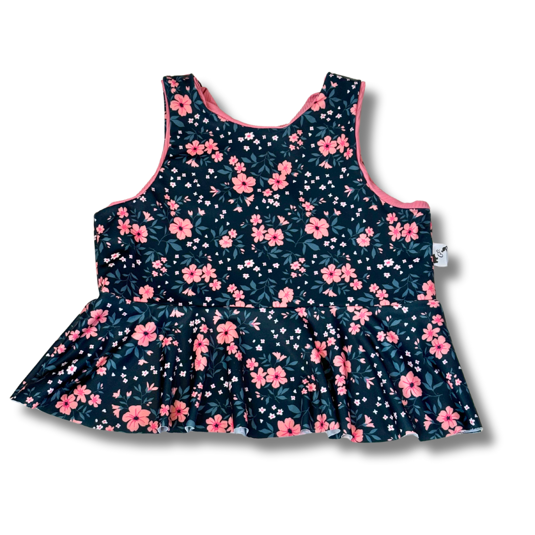 Lil Waterfront Reverse Crop / Peplum {colour options available}