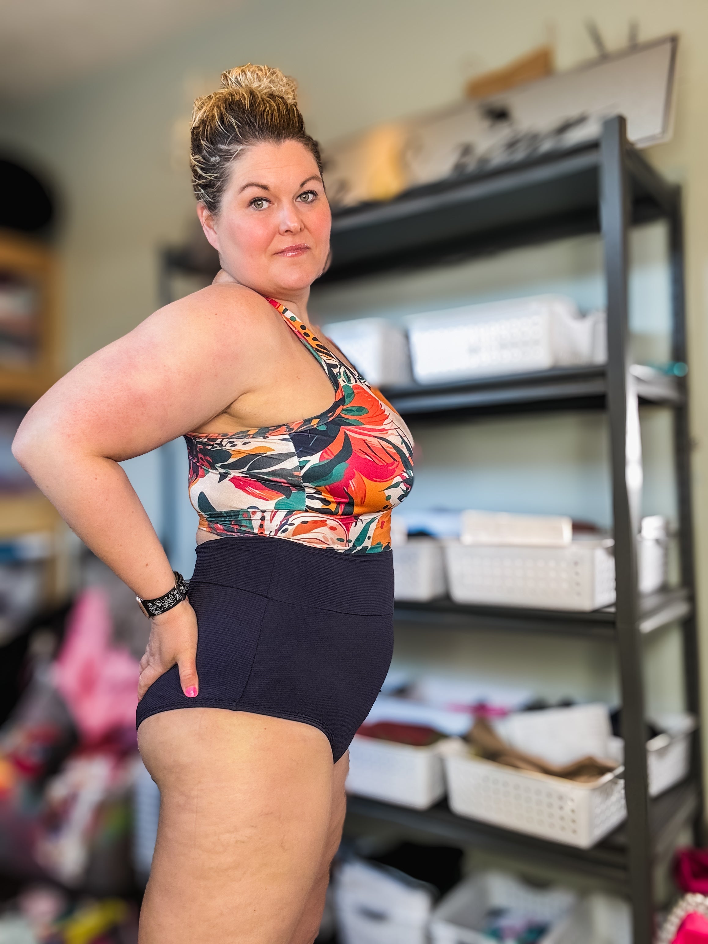 Ladies' Swim Trail Crop {colour options available}