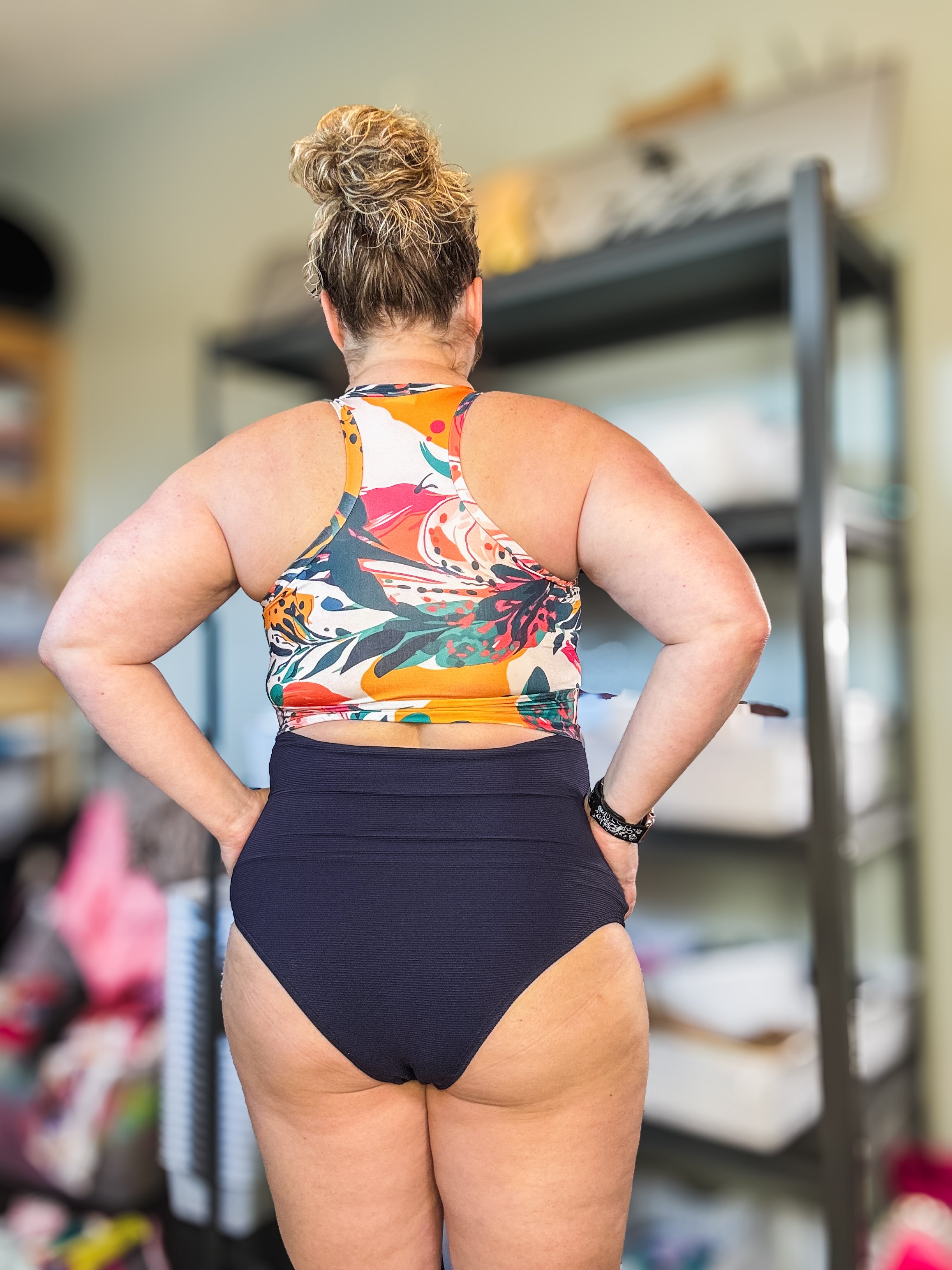 Ladies' Swim Trail Crop {colour options available}