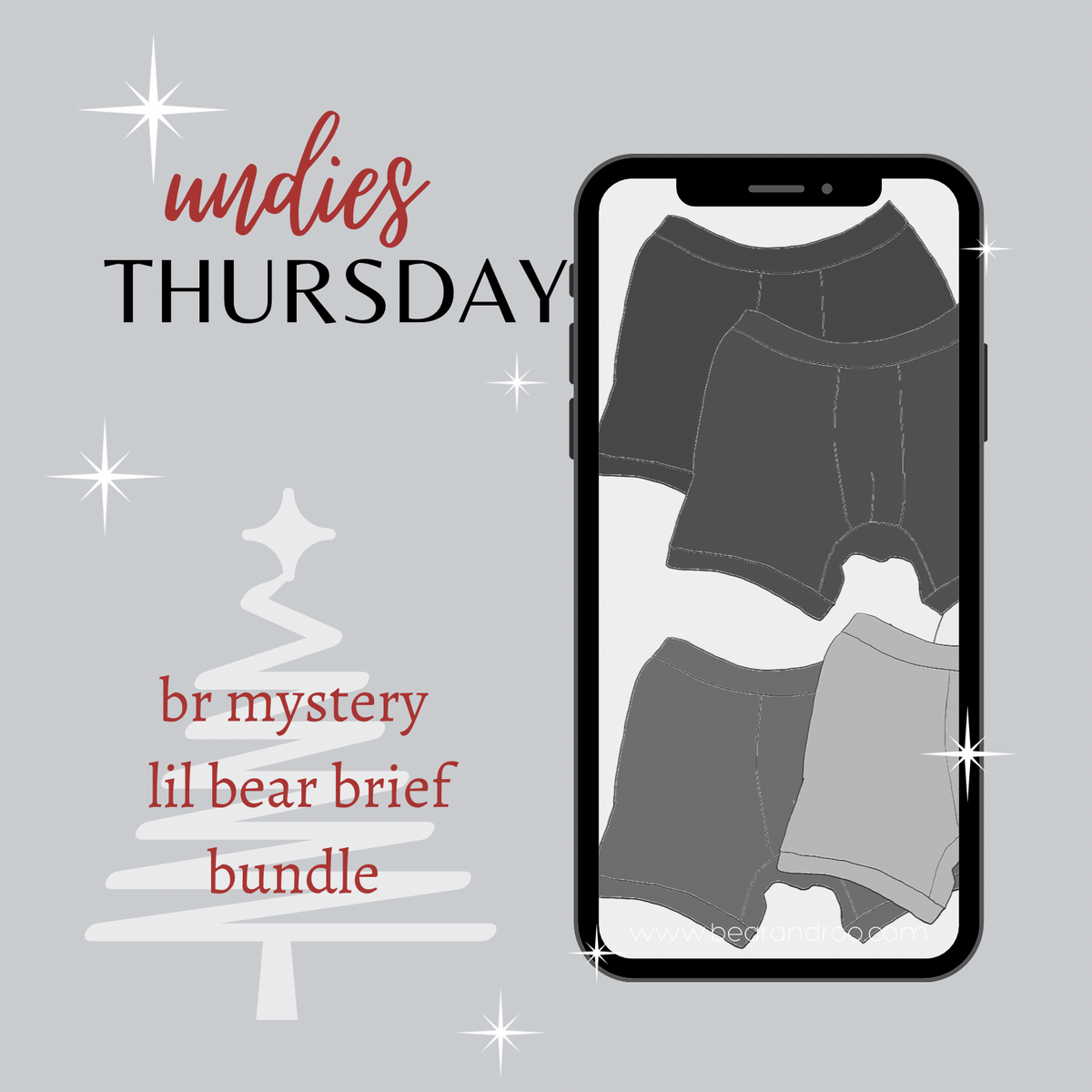 Lil Bear Briefs 3pk Bundle - Mystery