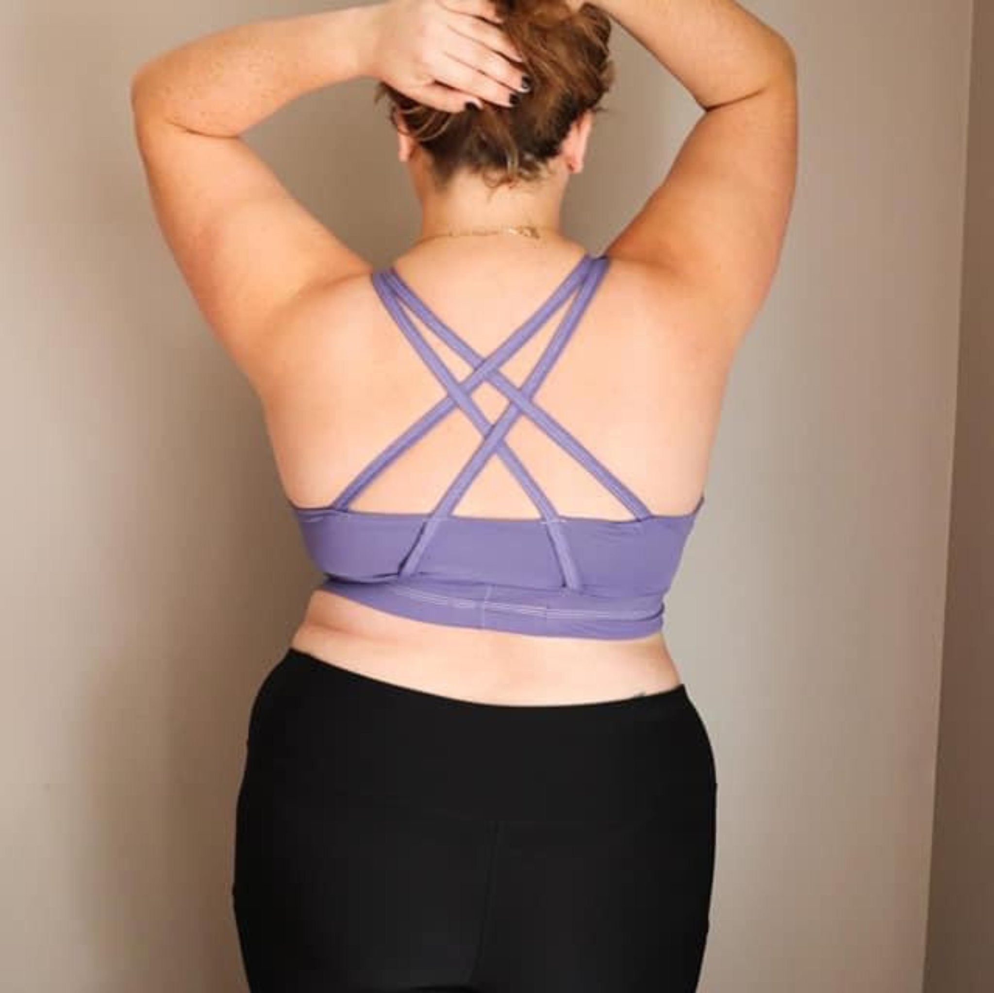 strappy sexy style sports bra