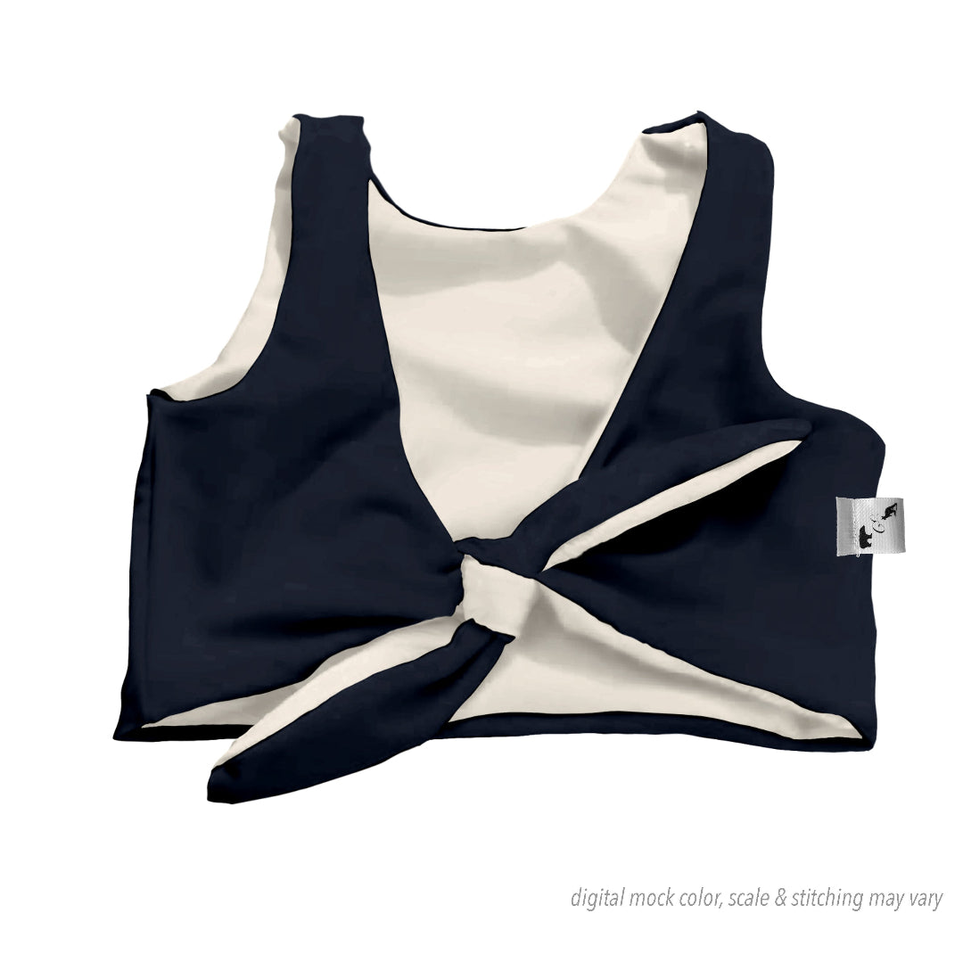 Lil Waterfront Reverse Crop / Peplum {colour options available}